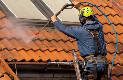 Démoussage et hydrofuge de toiture au Renouard